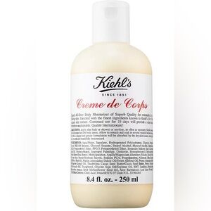 Kiehl's Creme De Corps Body Moisturizer Cream 8.4 oz 250 ml New, Unopened